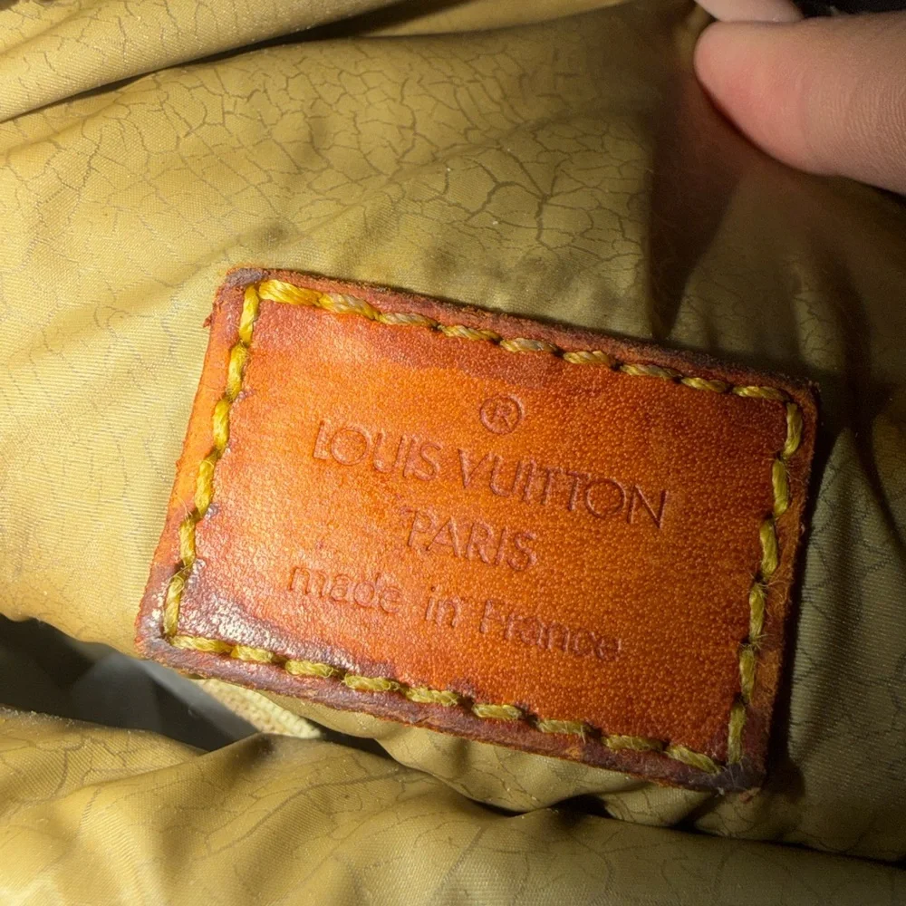 Louis Vuitton Damien Tara Damier Citadin Brown Canvas Messenger Bag